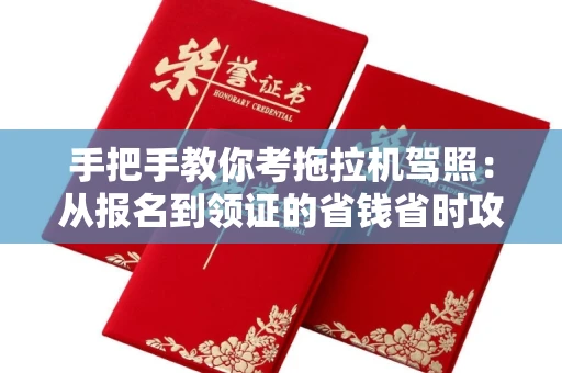 全国手把手教你考拖拉机驾照:从报名到领证的省钱省时攻略